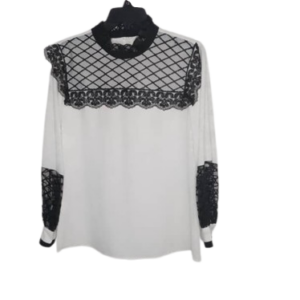 Park Macca Black And White Top Size 40
