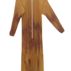 Aimier Yellow Plitted Gown