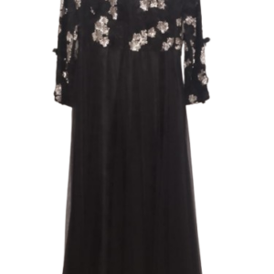 Hellez Black And Shinny Long Gown Size 40