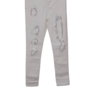 Double Tt.white Jeans Trouser Size 28