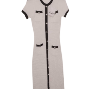 Zara White And Black Gown