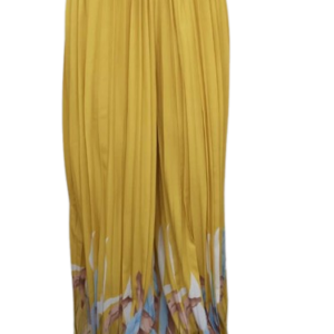 Uk Yellow And White 2pcs Plitted Trouser Size L