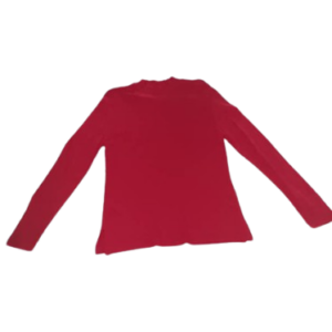Oreya Red Turtleneck Polo