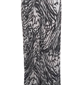Beauty White And Black Plitted Trouser Size L