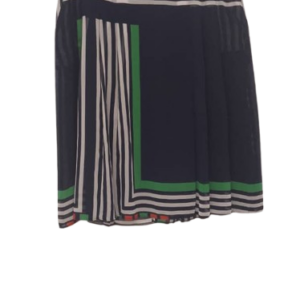 Aversia Navyblue,orange,green And White Skirt Size 44