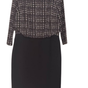 Papaya Weekend Black And White Gown Size 14