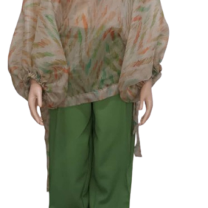 T & D Collection Green Trouser 2pcs Size 14