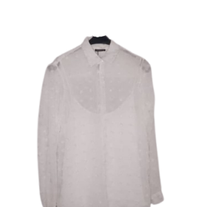 Roman White Logsleeve Top Size 10