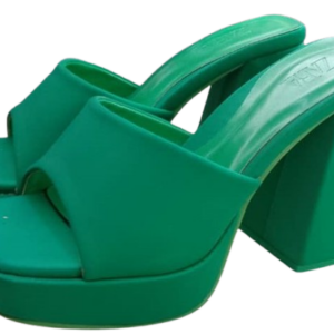 Zara Green Slippers Size 37