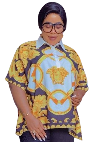 Uk Yellow White And Black Top