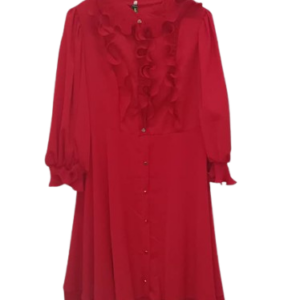 Sky Red Short Gown Size 3xl