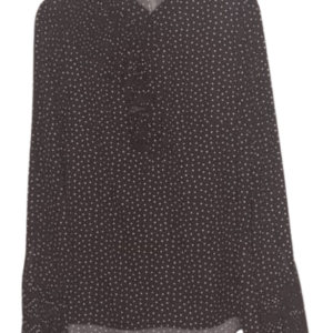 Bluecoco Black Top With White Pokerdot Size 38