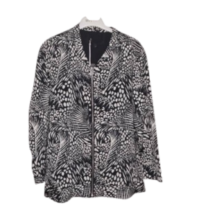 Sharagano Black And White Top Size 12